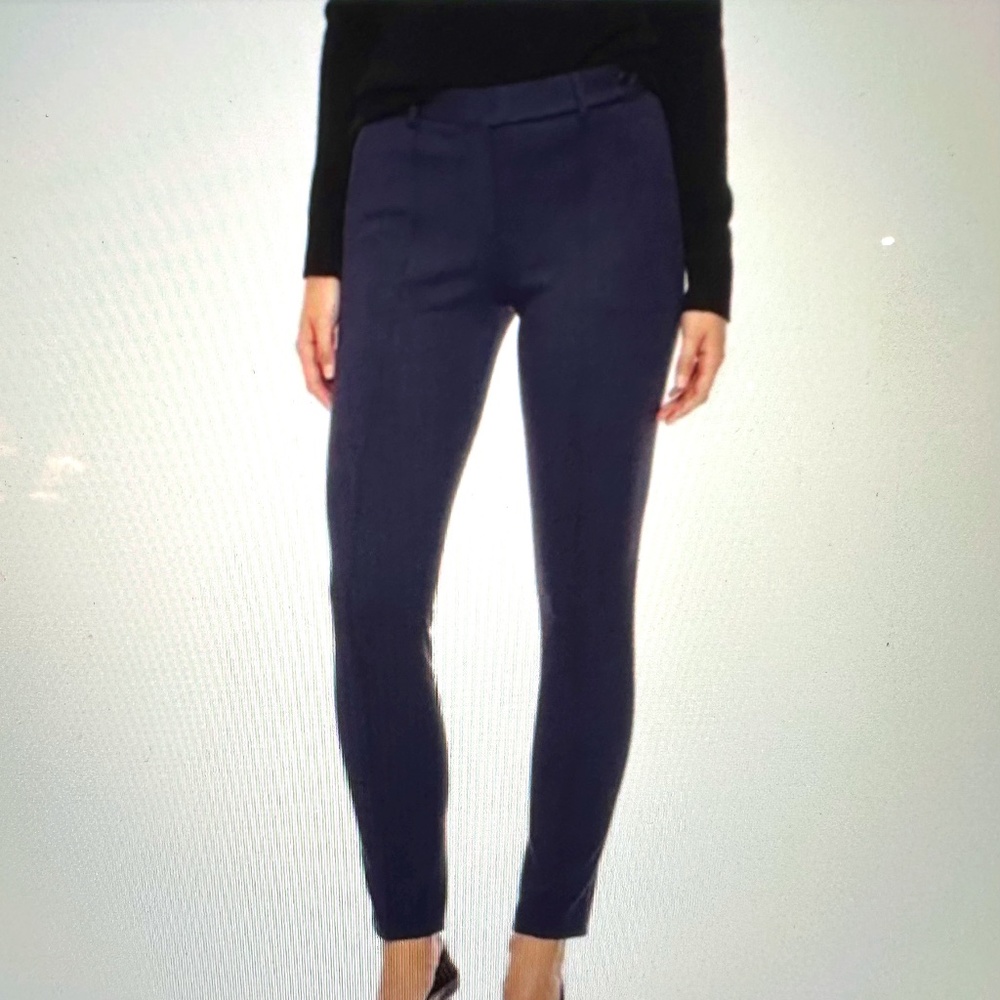 Theory Pintuck Twill Pants, Size 00, Dark Charcoal, Grey